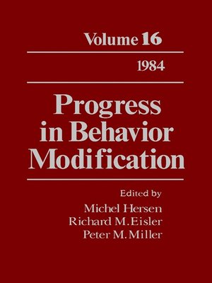 cover image of Progress in Behavior Modification, Volume 16